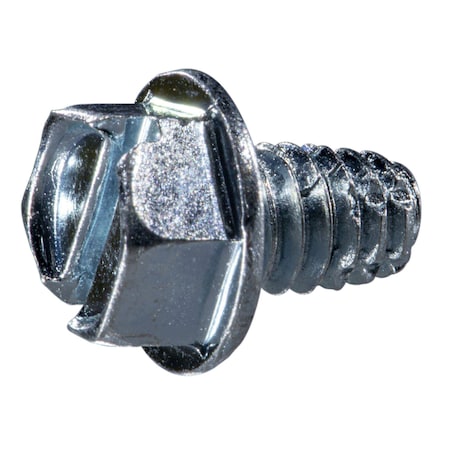 Midwest Fastener Sheet Metal Screw, 1/4" x 3/8 in, Zinc Plated Steel Flange Hex Head 25 PK 931781